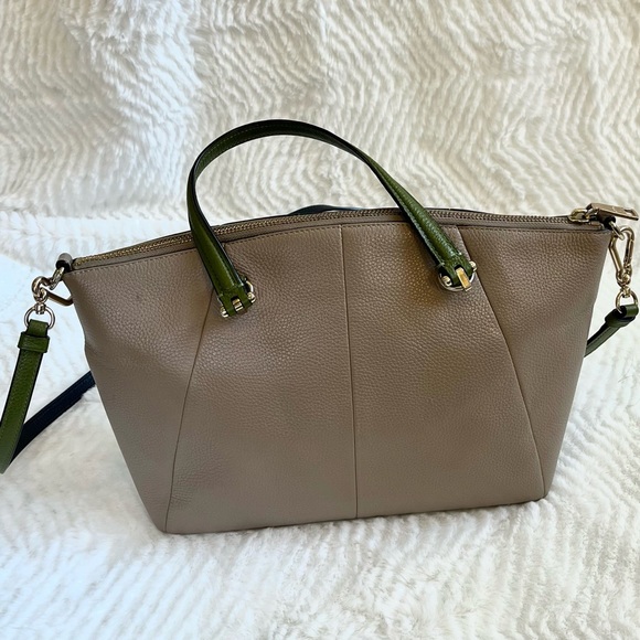 Coach Prairie Satchel Crossbody Nude Pebbled
Leather Authentic Handbag - Picture 8 of 13